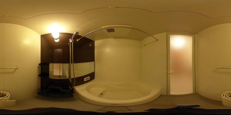 パノラマ画像バスルーム