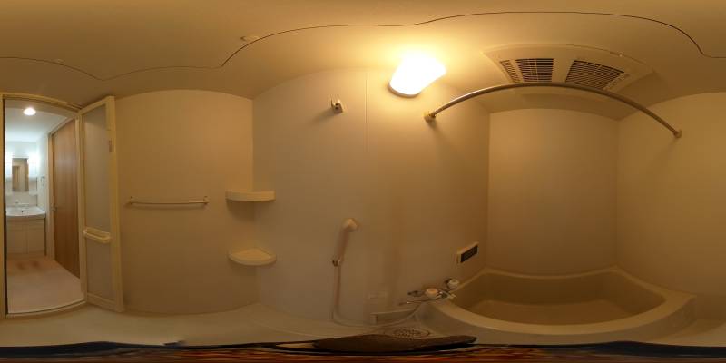 パノラマ画像バスルーム