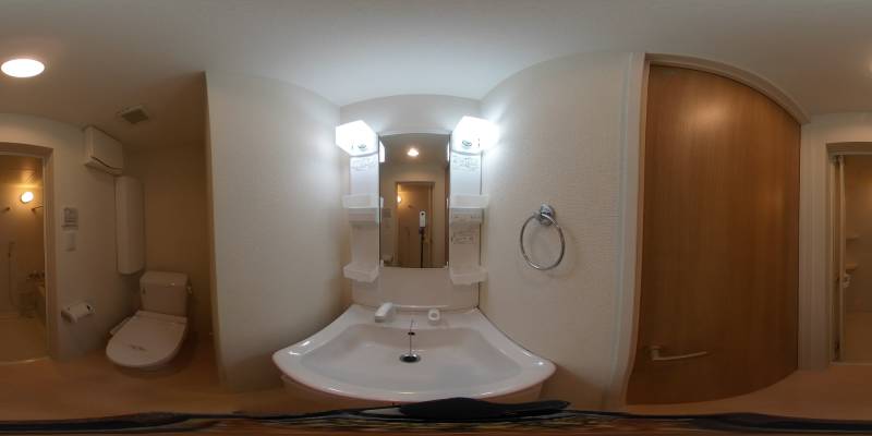 パノラマ画像洗面所