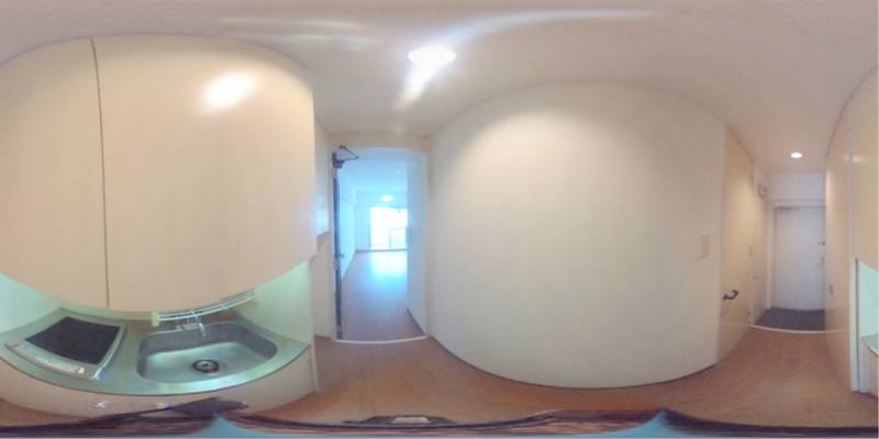 パノラマ画像キッチン