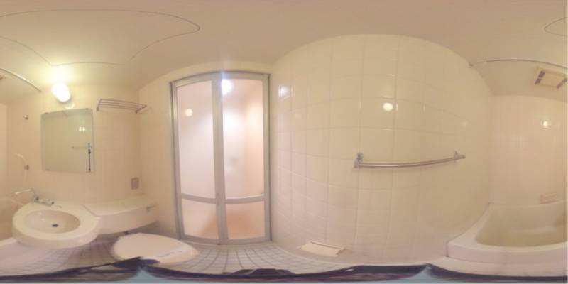 パノラマ画像バスルーム