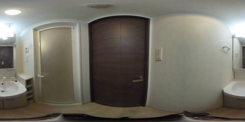 パノラマ画像洗面所