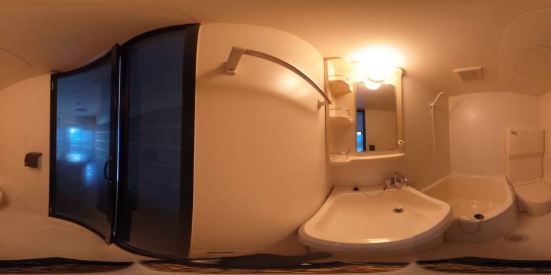 パノラマ画像バスルーム