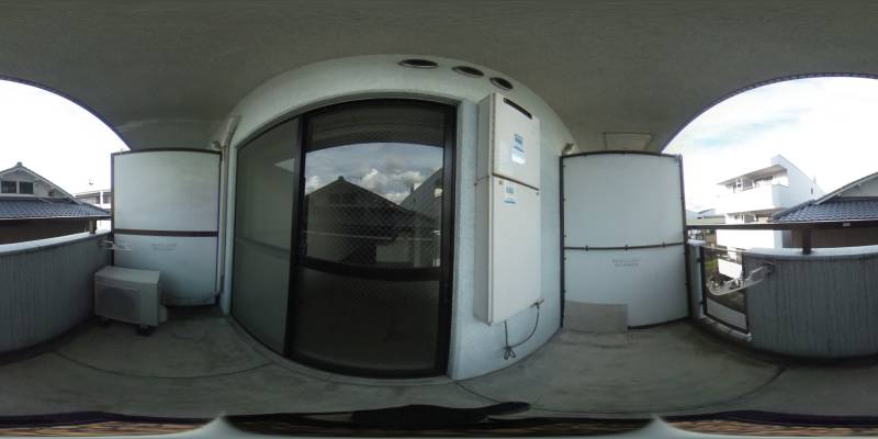 パノラマ画像バルコニー