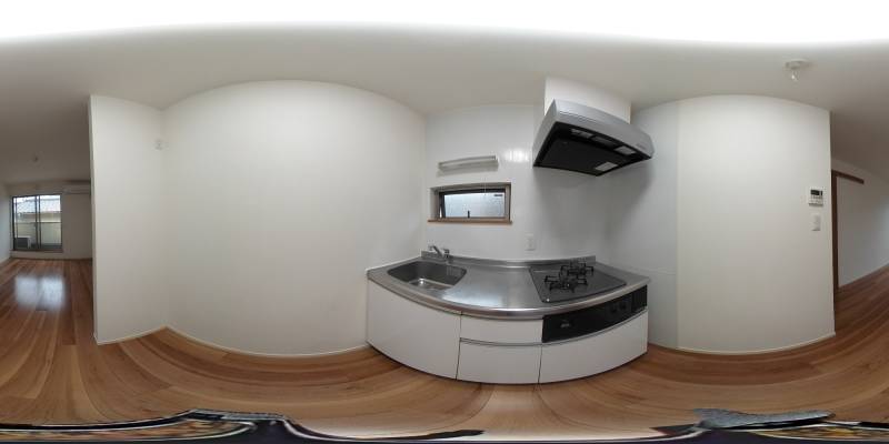 パノラマ画像キッチン