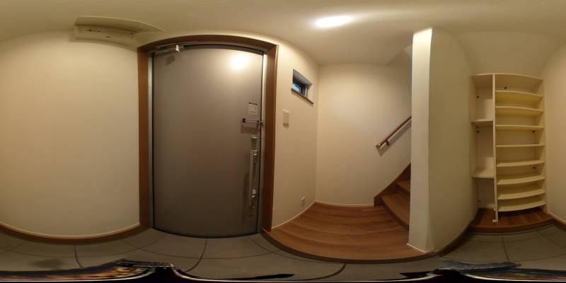 パノラマ画像玄関