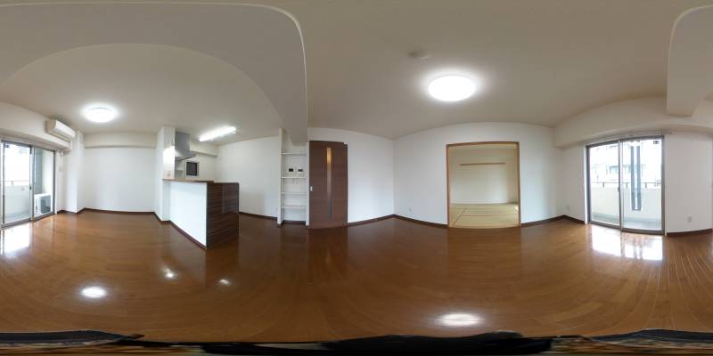 パノラマ画像リビング