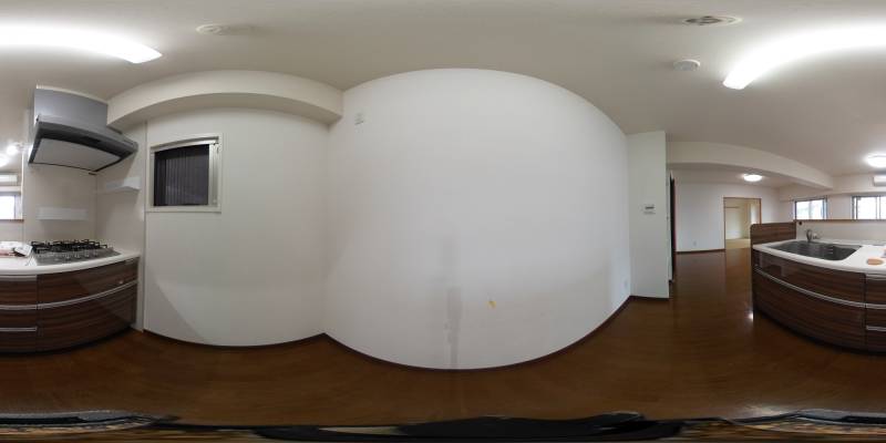 パノラマ画像キッチン