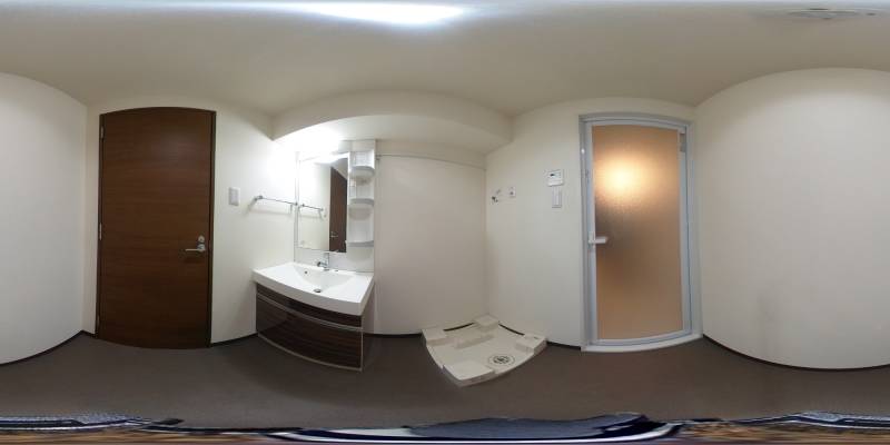 パノラマ画像洗面所