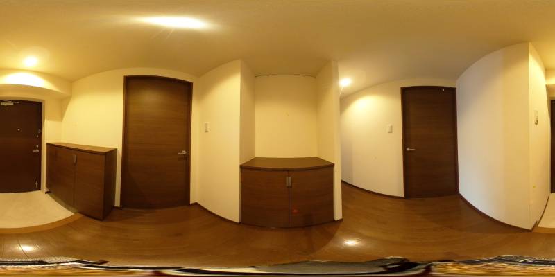 パノラマ画像玄関