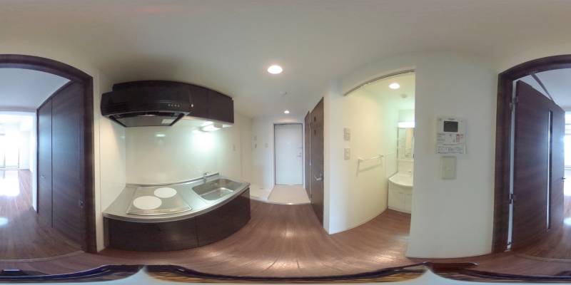 パノラマ画像キッチン