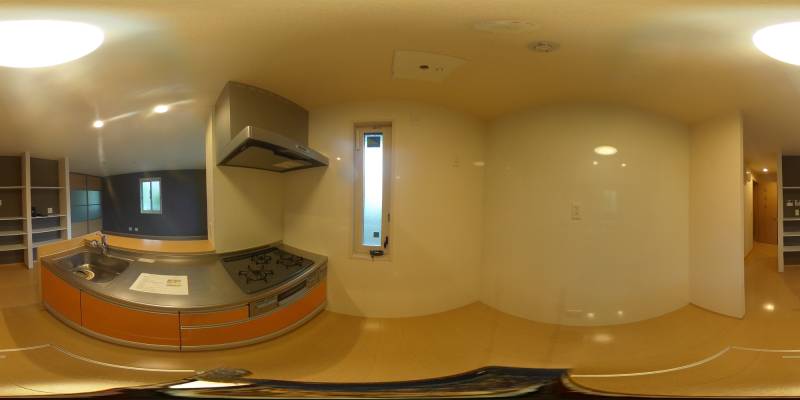 パノラマ画像キッチン