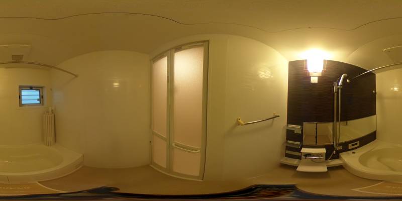 パノラマ画像バスルーム