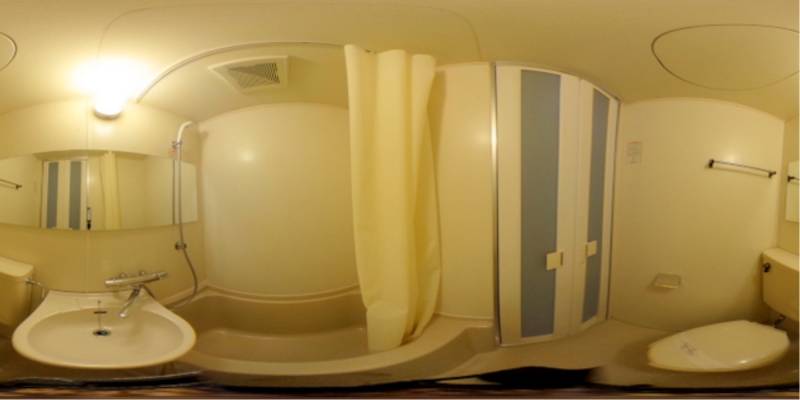 パノラマ画像バスルーム