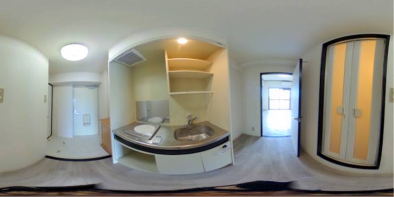 パノラマ画像キッチン