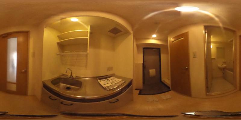 パノラマ画像キッチン