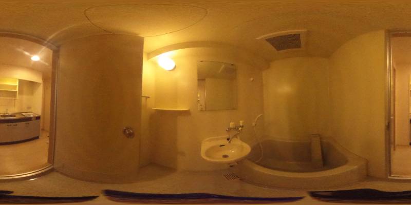 パノラマ画像バスルーム