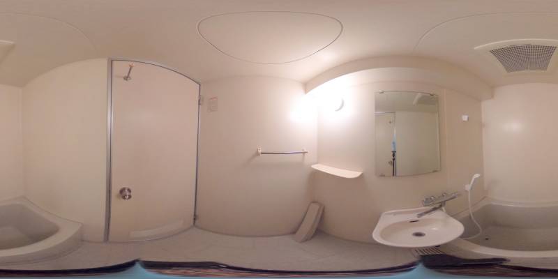 パノラマ画像バスルーム