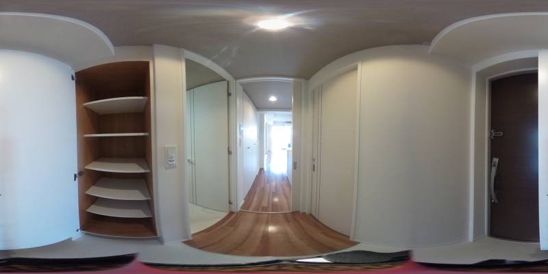 パノラマ画像玄関