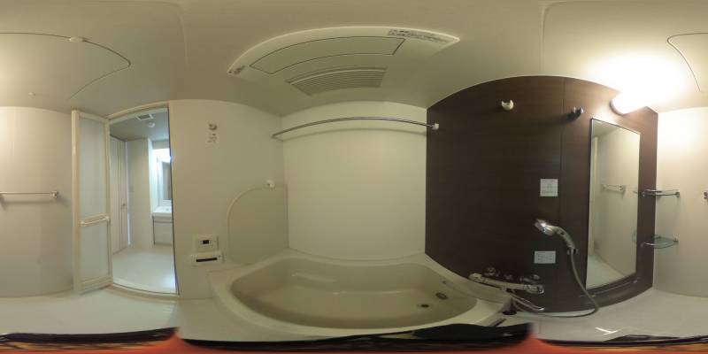 パノラマ画像バスルーム