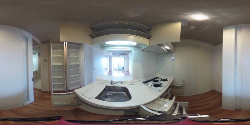 パノラマ画像キッチン