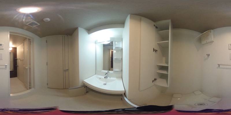 パノラマ画像洗面所