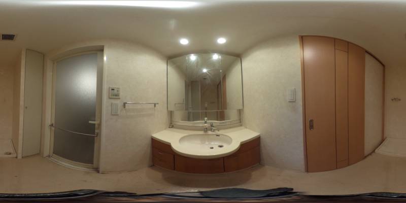 パノラマ画像洗面所