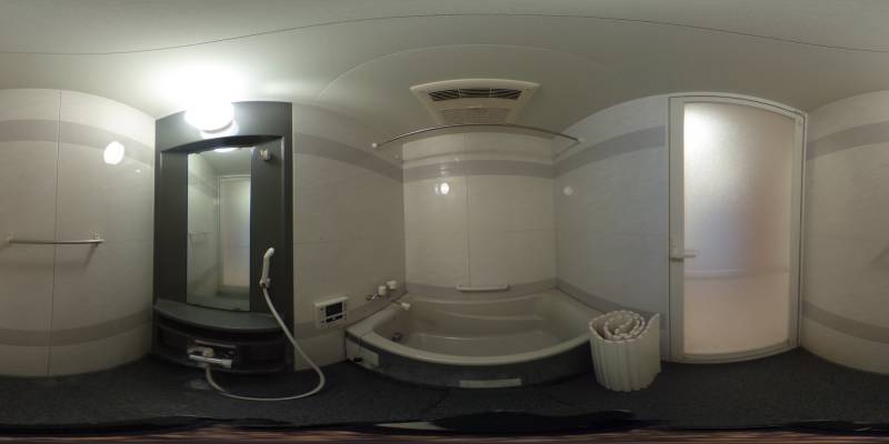 パノラマ画像バスルーム