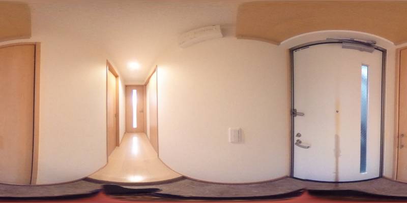 パノラマ画像寝室