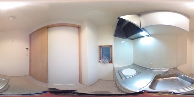 パノラマ画像キッチン