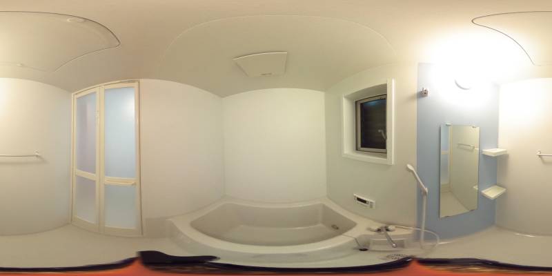 パノラマ画像バスルーム