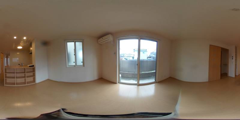 パノラマ画像リビング