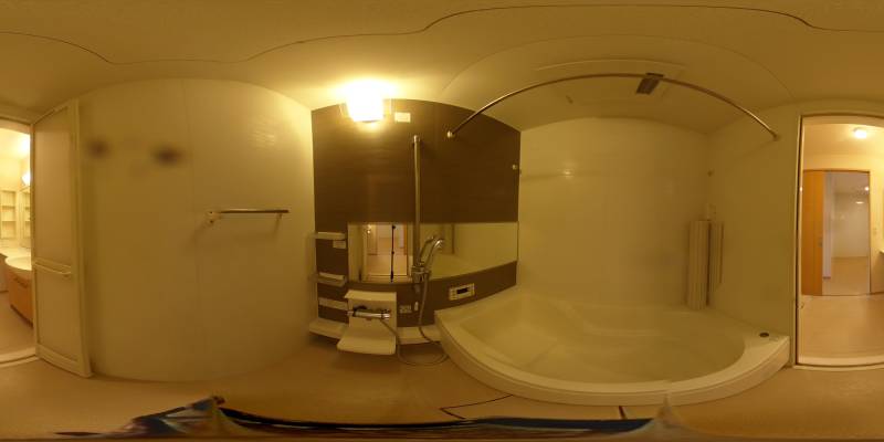 パノラマ画像バスルーム