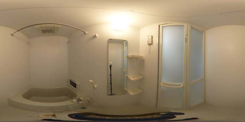 パノラマ画像バスルーム