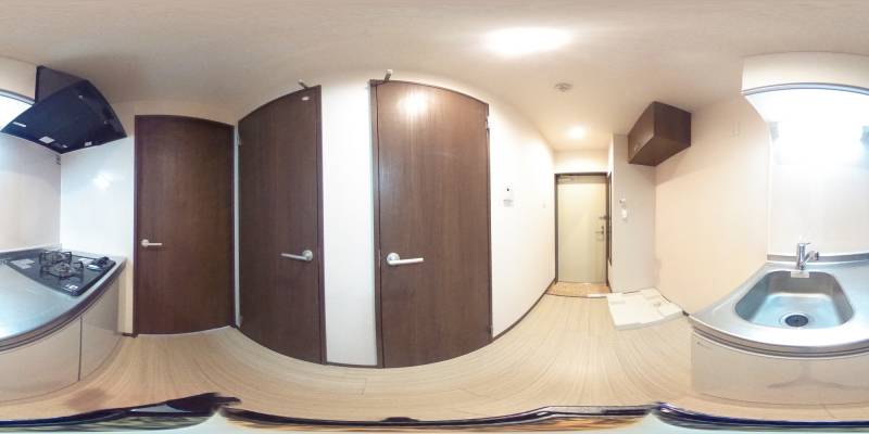 パノラマ画像キッチン