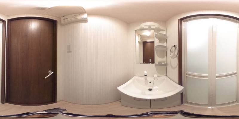 パノラマ画像洗面所