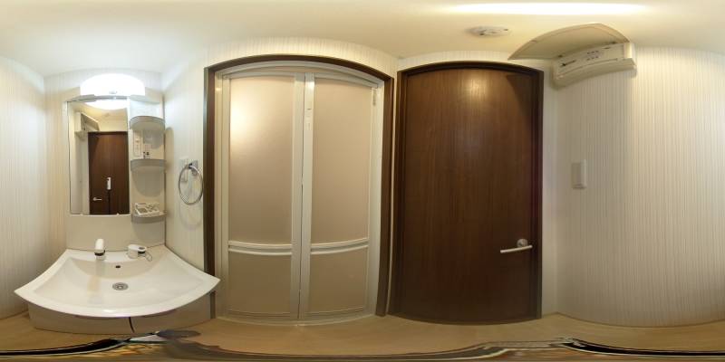 パノラマ画像洗面所