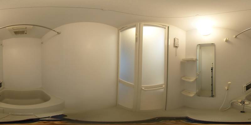 パノラマ画像バスルーム