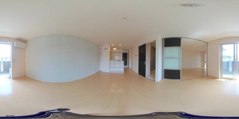 パノラマ画像リビング