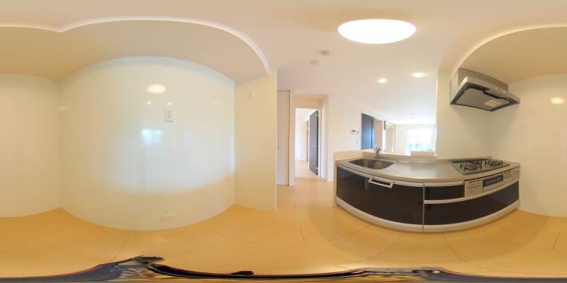 パノラマ画像キッチン