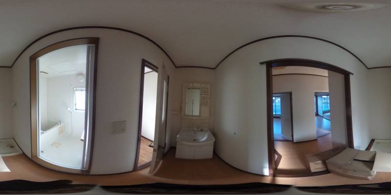 パノラマ画像バスルーム