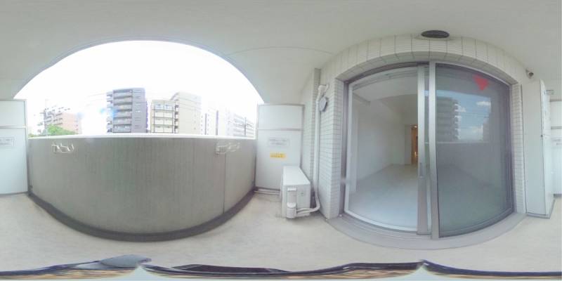 パノラマ画像バルコニー