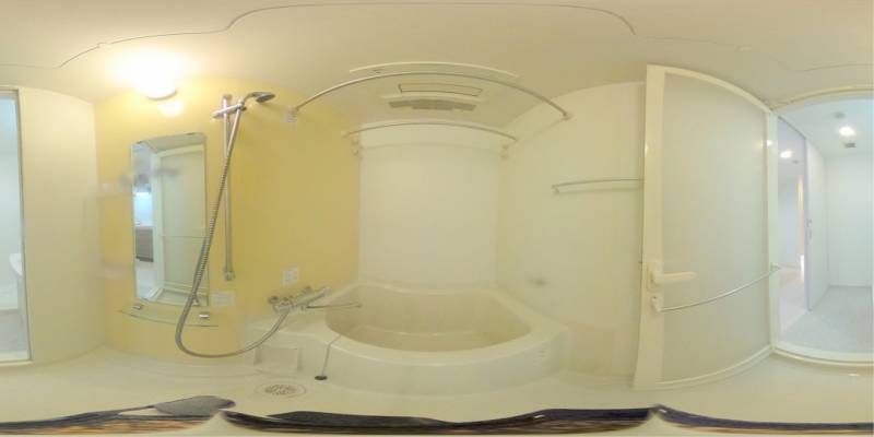 パノラマ画像バスルーム