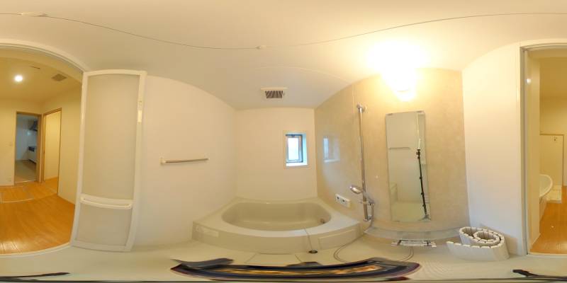 パノラマ画像バスルーム