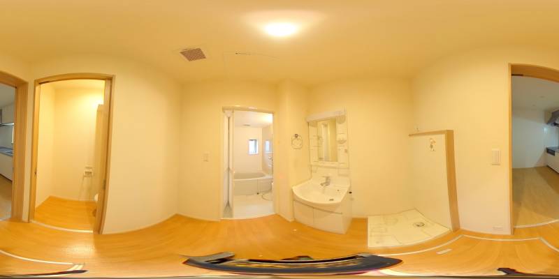 パノラマ画像洗面所