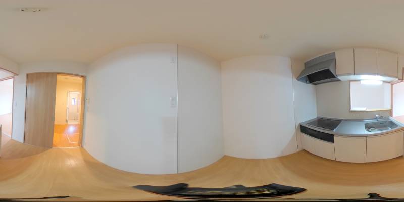 パノラマ画像キッチン