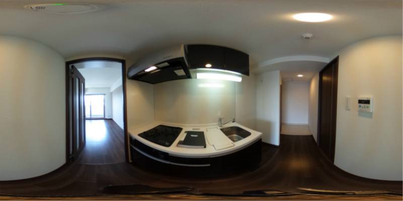 パノラマ画像キッチン