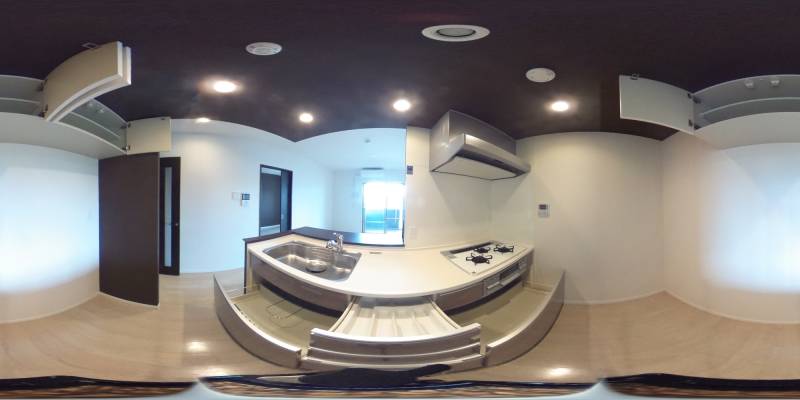 パノラマ画像キッチン