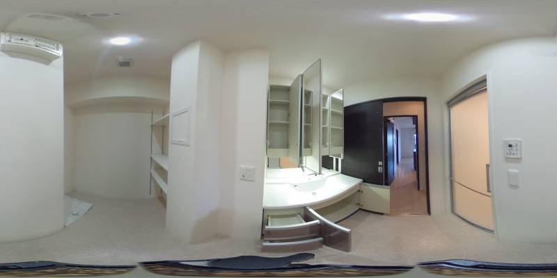 パノラマ画像洗面所