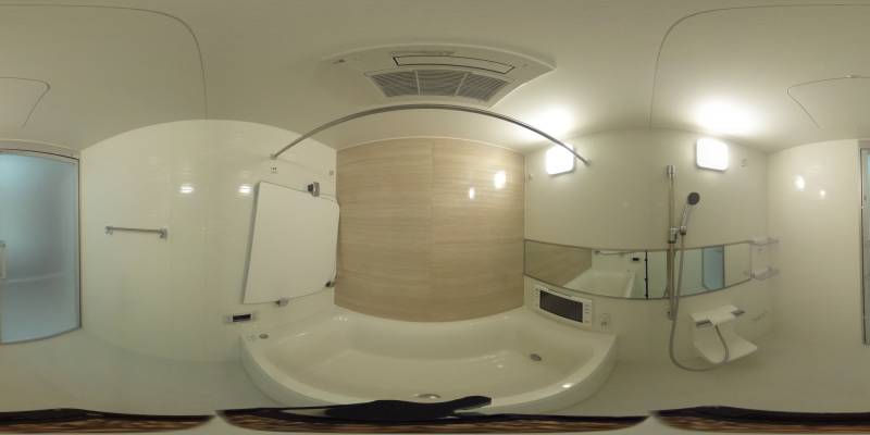 パノラマ画像バスルーム